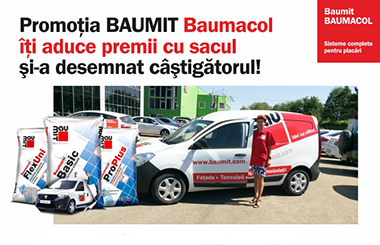 Promotia BAUMIT Baumacol iti aduce premii cu sacul si-a desemnat castigatorul!