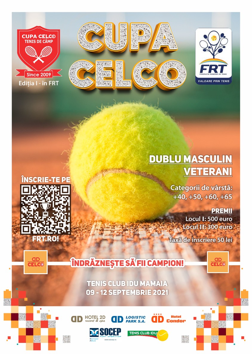 S-a încheiat a 12-a ediție a Cupei CELCO de tenis de câmp prima ediție înscrisă în