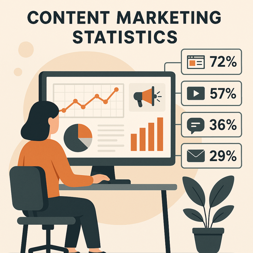 Statistici despre marketingul de conținut pe care trebuie să le cunoașteți