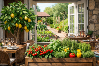 Restaurantele cu propria grădină: experiență autentică și marketing verde