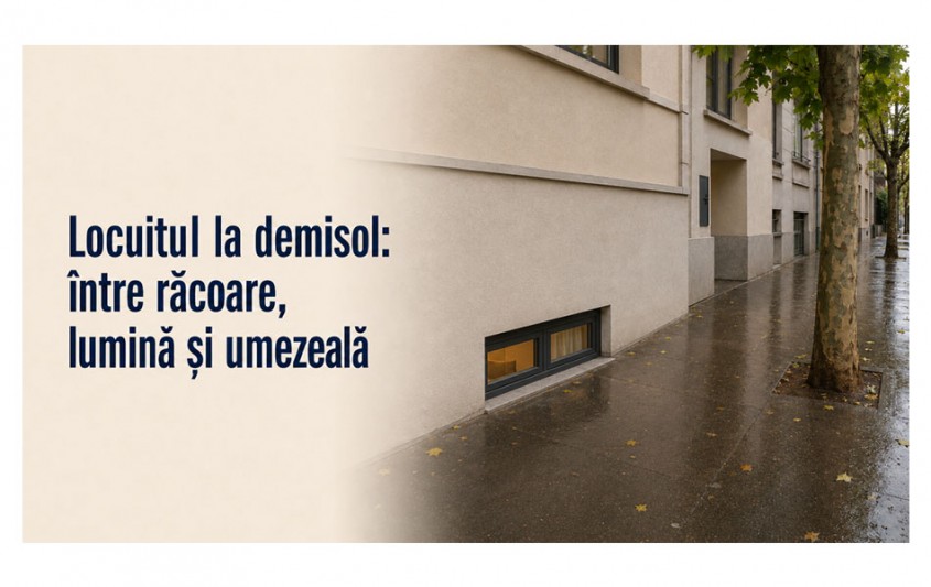 Locuitul la demisol: &icirc;ntre răcoare, lumină și umezeală