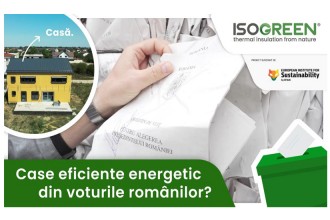 Din urnă, direct în pereți: Isogreen face case eficiente energetic din voturile românilor!