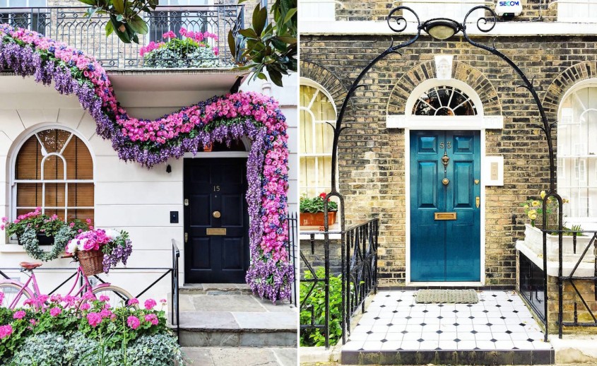 Fascinantele uși ale caselor londoneze