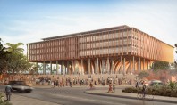 Clădirea Parlamentului din Benin un "arbore" falnic ce evocă tradiţiile ţării Viitorul edificiu va inlocui sediul