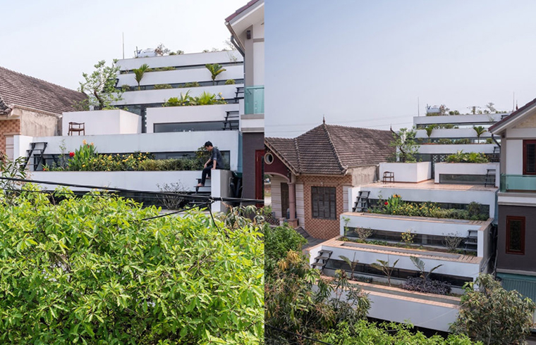 Casa cu Terase combină arhitectura cu agricultura urbană