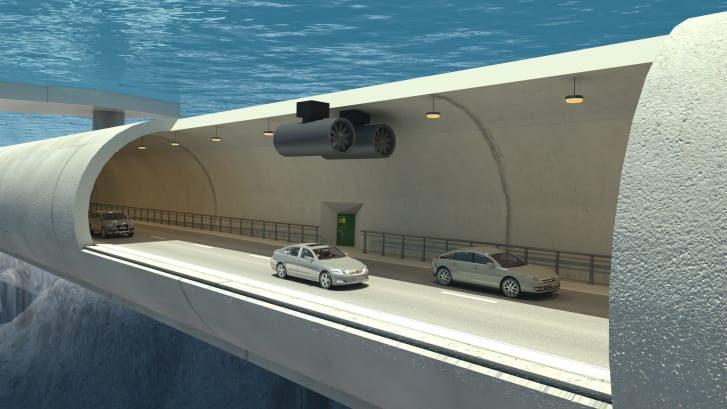 Cu mașina pe autostrada de sub apă O țară europeană are un plan foarte ambițios și
