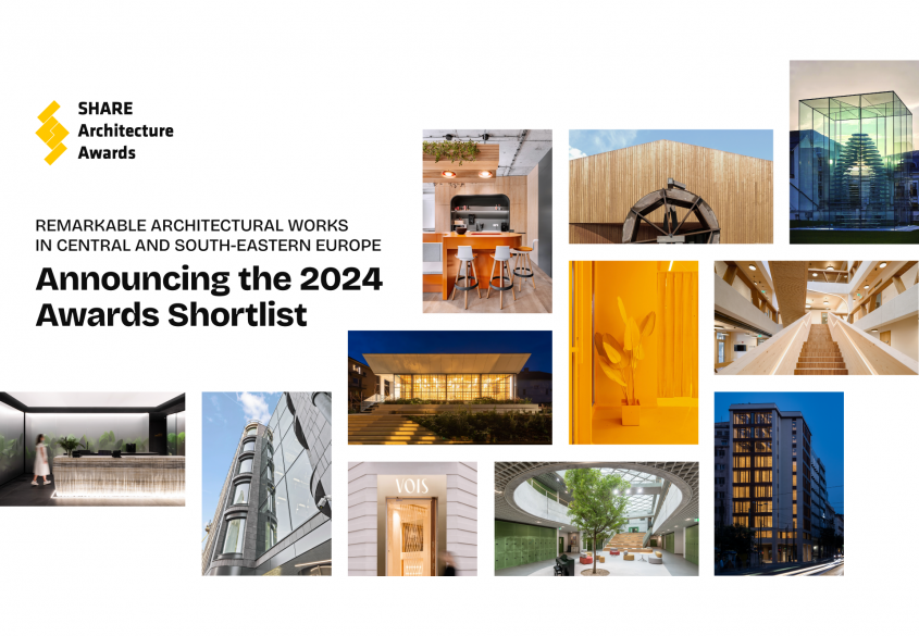 18 proiecte din România pe lista scurtă a SHARE Architecture Awards pentru Europa Centrală și de