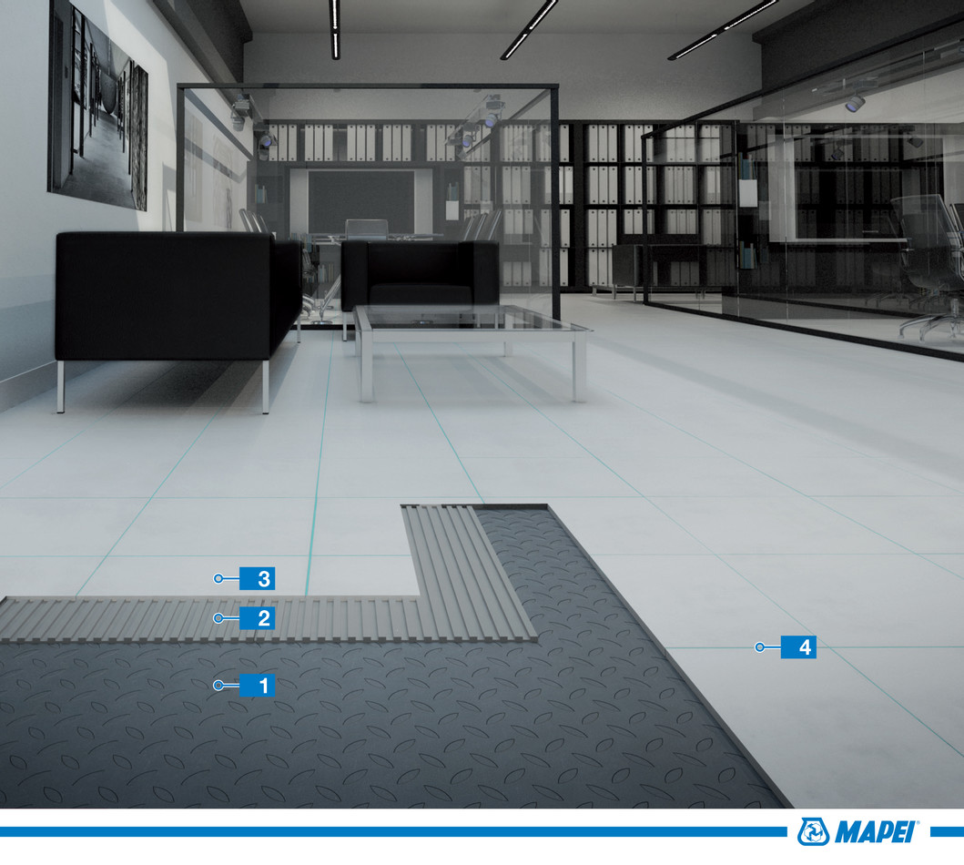 Montajul plăcilor din gresie porțelanată pe o suprafață metalică