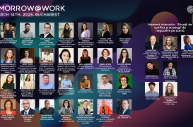Tomorrow@work 2025 Lideri români și internaționali dezbat cum va arăta viitorul muncii pe 14 martie la