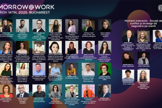 Tomorrow@work 2025 Lideri români și internaționali dezbat cum va arăta viitorul muncii pe 14 martie la