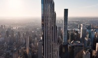 A fost construit cel mai subţire zgârie-nori din lume Construcţia se află în zona din Manhattan