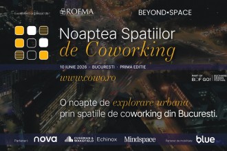 Pe 10 iunie 2026, Bucureștiul devine harta vie a coworkingului.