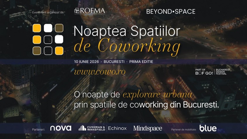 Pe 10 iunie 2026, Bucureștiul devine harta vie a coworkingului.