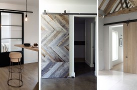 Uși glisante de „hambar” în spații moderne