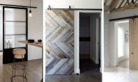 Uși glisante de „hambar” în spații moderne