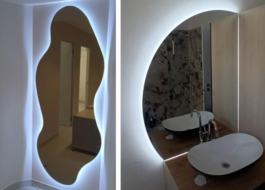 Oglinzi cu LED: Elemente elegante pentru amenajarea de interior de la Duca Glass