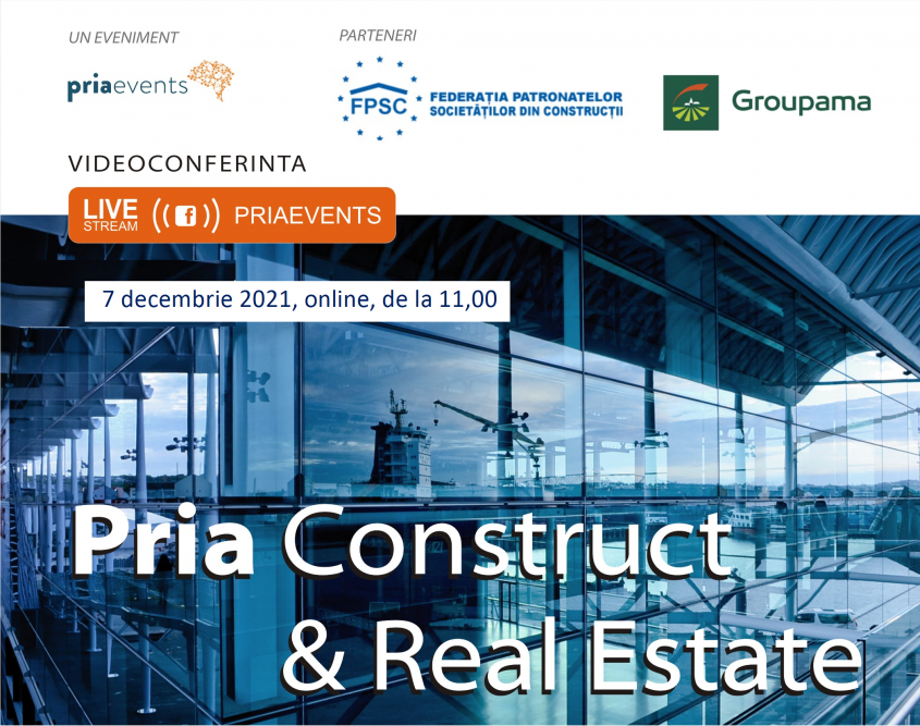 Construct&Real Estate Conference, cele mai importante teme din domeniu, pe 7 decembrie 2021