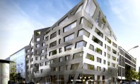 Imobil de apartamente cu forme ascutite si fatada metalizata marca Daniel Libeskind Recent arhitectul Daniel Libeskind