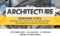 Provocarile in dezvoltarea oraselor - subiect dezbatut la Cluj-Napoca de peste 300 arhitecti Speakeri de renume