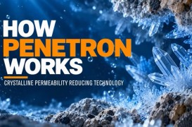 Cum funcționează tehnologia cristalină de impermeabilizare și protecție beton &ndash; Penetron?