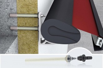 Ancoră de fațadă EJOT&reg; Iso-Bar Element de fixare pentru montajul ulterior al sarcinilor medii și grele