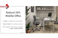 Chairry: 3 configuraţii premium de mobilier office cu reducere de 30%. Ofertă limitată