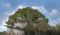 Un buncăr din Al Doilea Război Mondial a devenit un hotel acoperit cu mii de plante