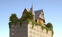 Philippe Starck construiește un hotel cu casă și grădină pe acoperiș Neobisnuitul proiect ii apartine celebrului