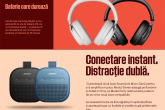 Sunetul care ține pasul cu tine Bose QuietComfort Ultra Gen 2 și Bose SoundLink Micro Gen
