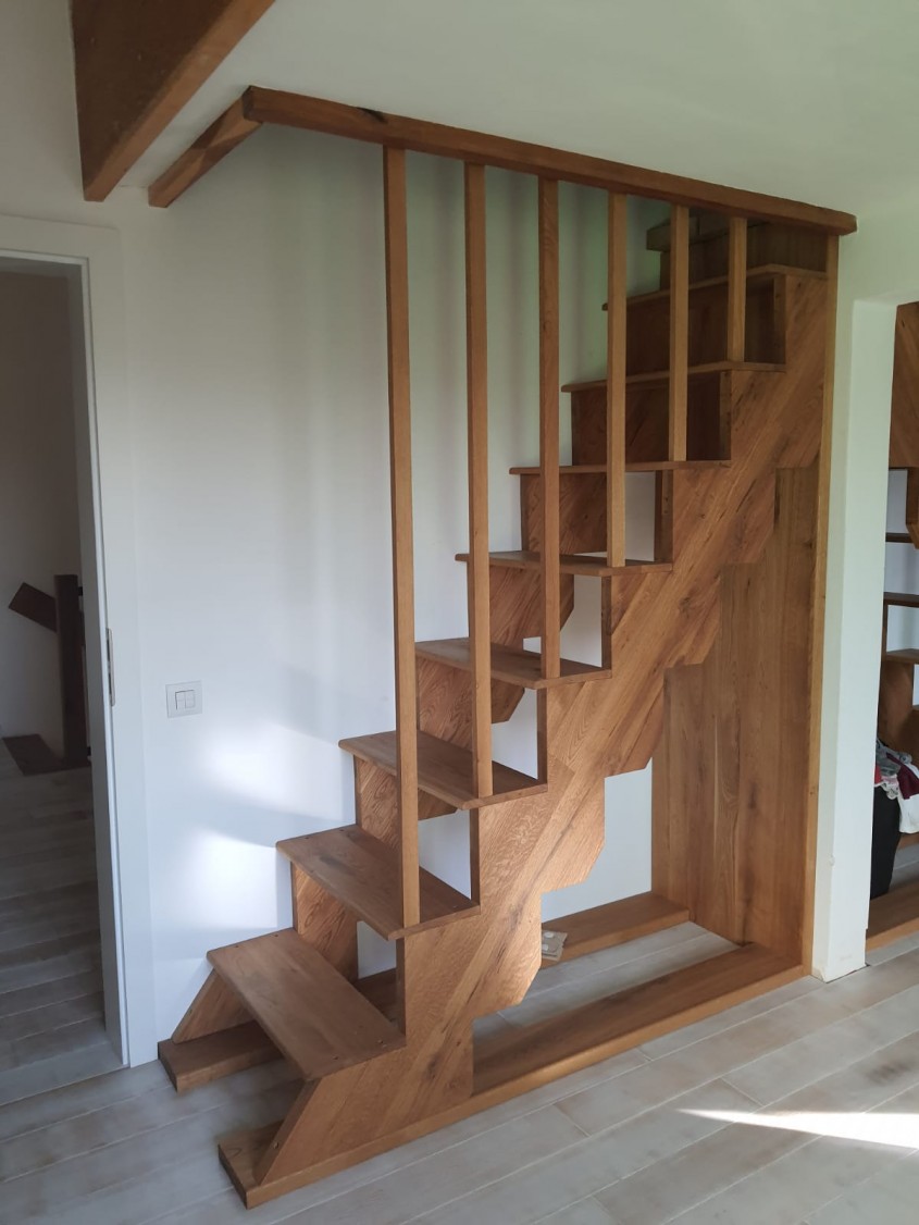 5 modele de scări interioare din lemn