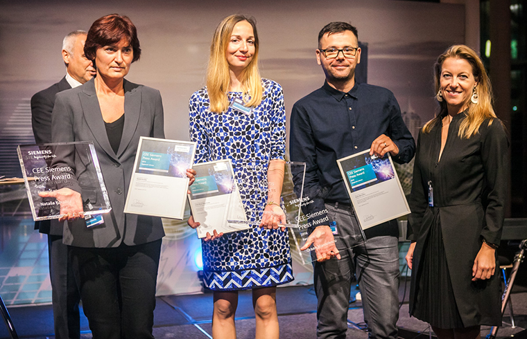 Siemens CEE Press Award 2016 - un jurnalist roman unul dintre cei trei castigatori din Europa