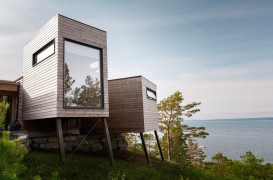 Locuinta construita pe coasta Norvegiei