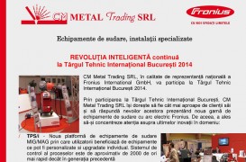 REVOLUTIA INTELIGENTA continua la TIB 2014 - CM METAL Trading