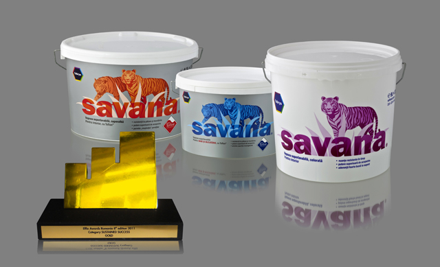 Savana, premiata cu aur la EFFIE 2011, pentru succesul constant al campaniilor de comunicare