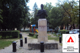 Concurs de soluţii pentru reamenajarea spaţiului public din jurul statuii lui Ciprian Porumbescu amplasată în parcul
