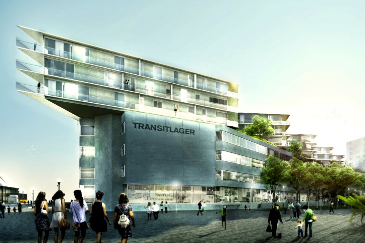 Propunerea celor de la BIG pentru transformarea vechiului depozit Transitlager