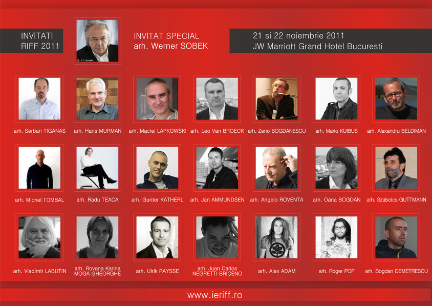 Arhitecti din 11 tari participa la Conferinta de Arhitectura RIFF 2011