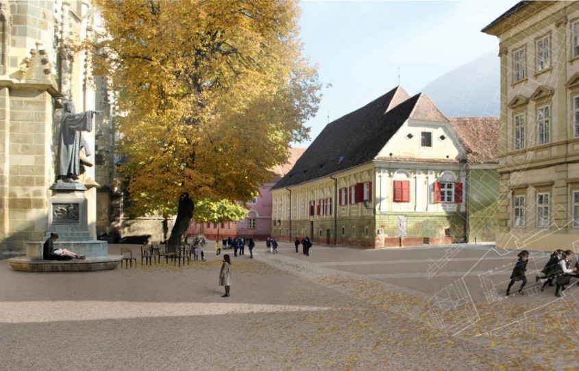 Rezultatele Concursului de solutii pentru Reabilitarea si amenajarea Curtii Johannes Honterus, Brasov
