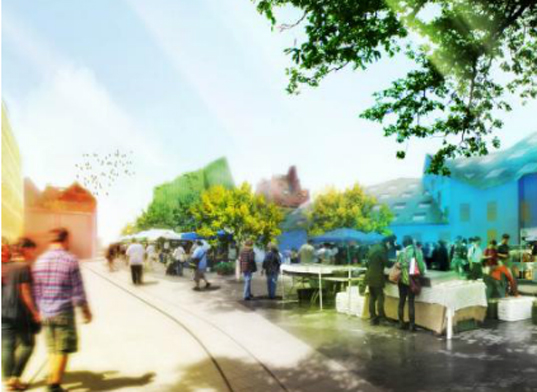 Propunerea MVRDV pentru cartierul Bastide Niel din Bordeaux