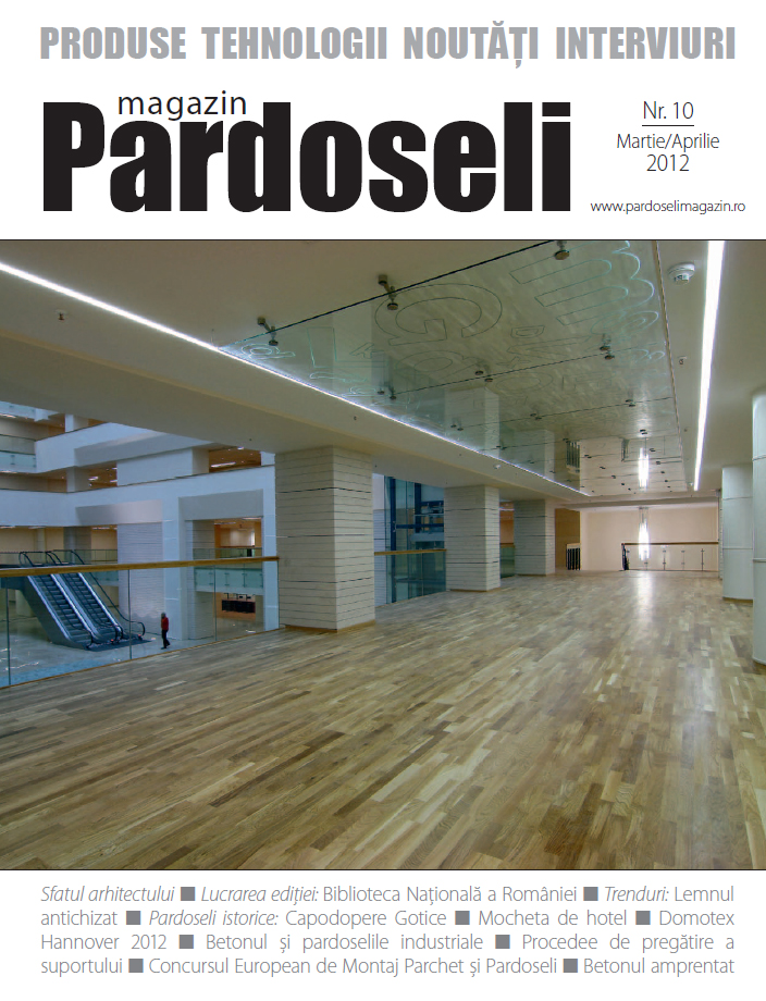 A aparut revista Pardoseli Magazin - Nr. 10