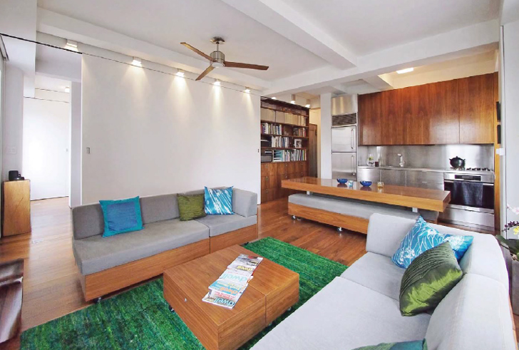 Studio Garneau transforma un apartament din New York intr-un spatiu multi-functional