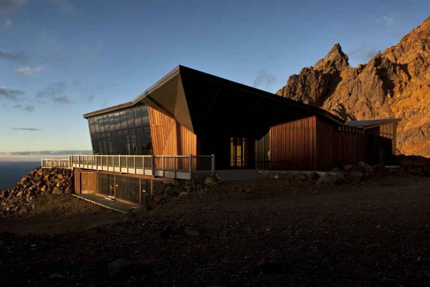 Knoll Ridge Cafe in Parcul National Tongariro, Noua Zeelanda 