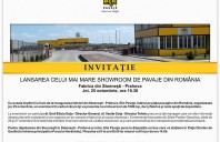  Invitatie la lansarea celui mai mare showroom de pavaje din Romania - Elis Pavaje