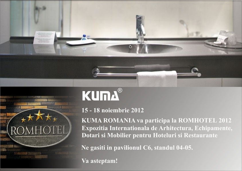 Kuma va participa la Romhotel 2012