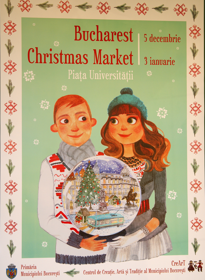 Bucharest Christmas Market in Piata Universitatii