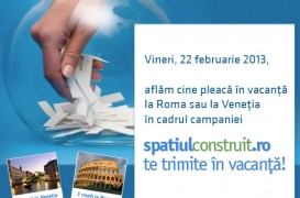 Vineri, 22 februarie, aflăm cine pleacă în vacanţă la Roma sau la Veneţia!
