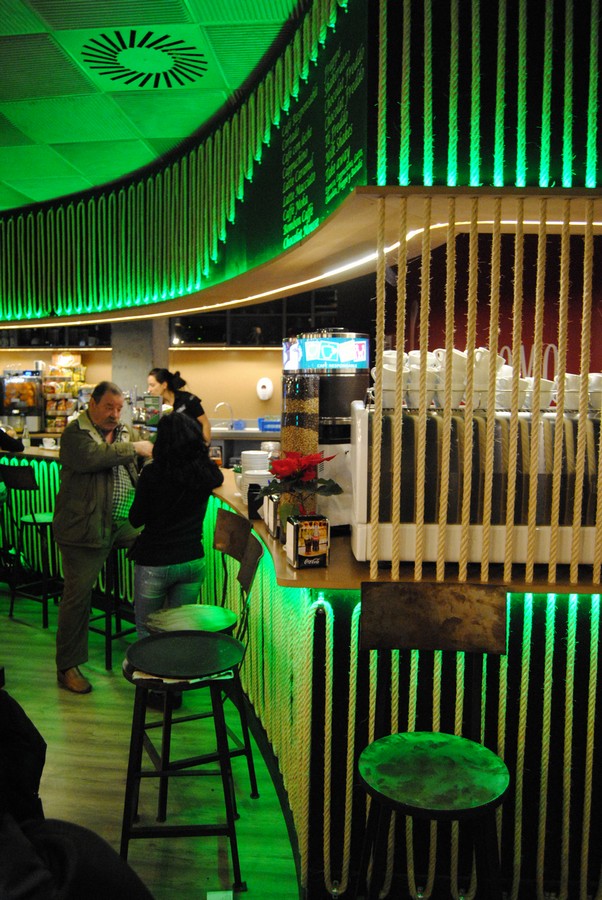 Cafe-bar in Lleida, Spania 