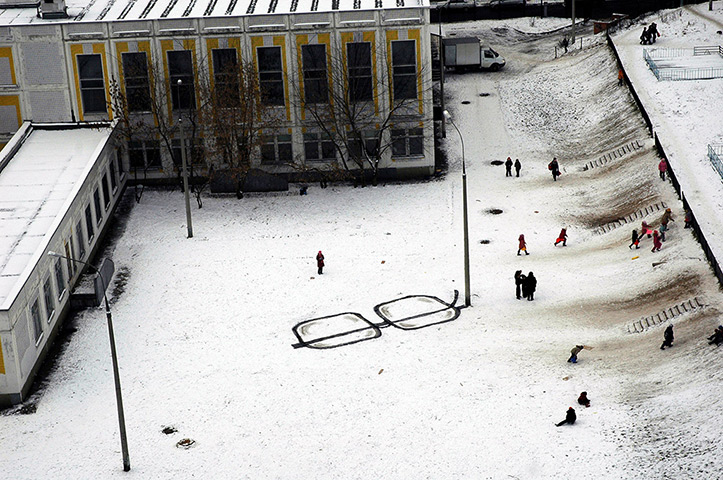 Moscova, un street artist mai putin