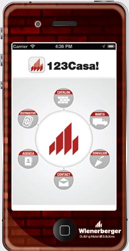 Wienerberger Romania lanseaza aplicatia mobila  „123Casa!”, primul consultant virtual in constructii 