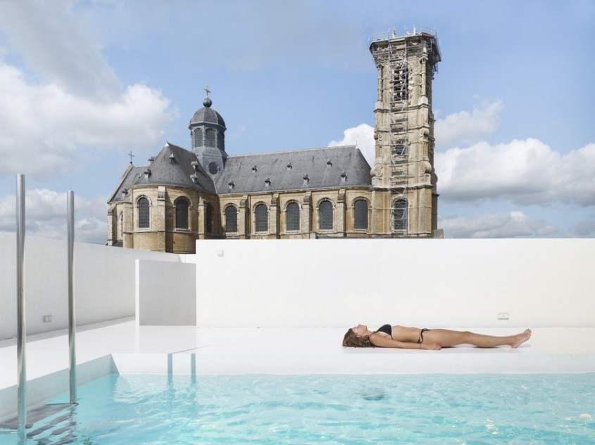 Piscina panoramica in Grimbergen, Belgia 